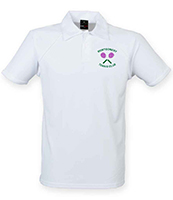 Classic Polo Shirt (Polyester - All White) - Unisex